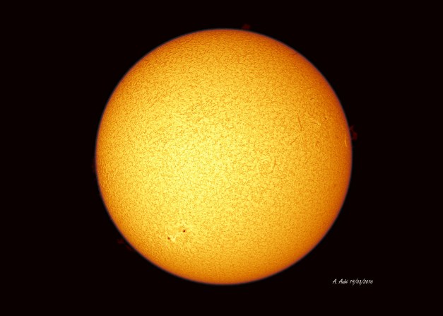 19 Mars 2016 Couleur Ha 656.3